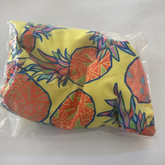 Tipsy Elves Swim Trunks Mens Medium Pineapple All Over Print Beachy Preppy READ - Picture 9 of 9